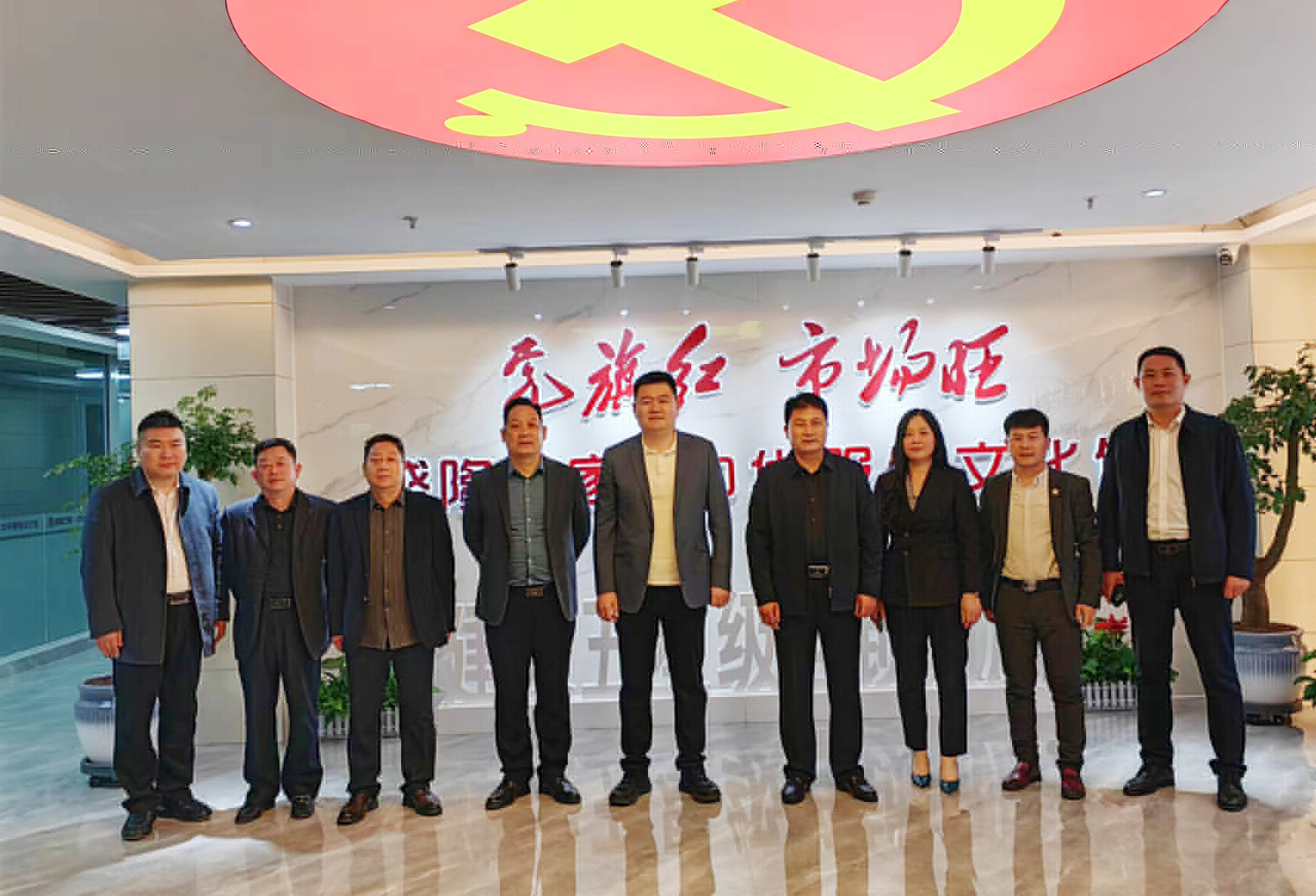 蘭陵縣工商聯(lián)領導來盛隆之家考察交流